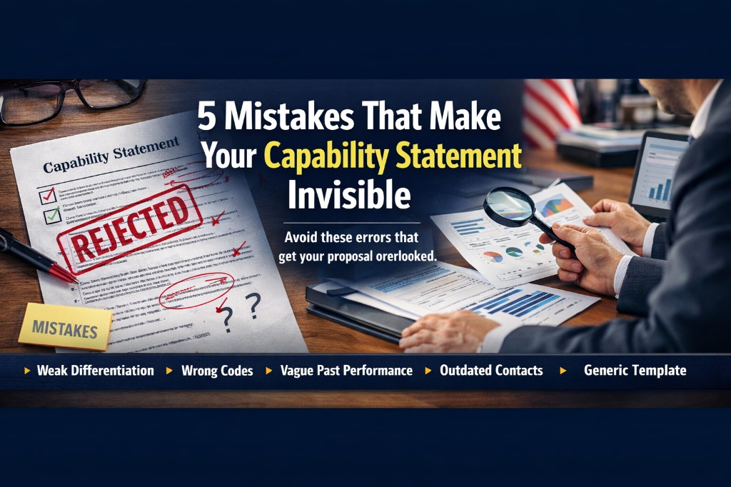 5 Mistakes That Make Your Capability Statement Invisible